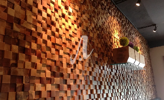 Gạch mosaic gỗ