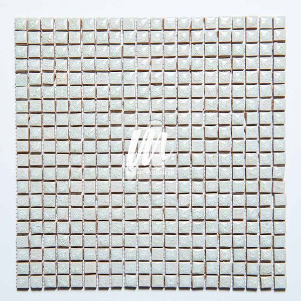 Gạch mosaic ốp bếp vuông