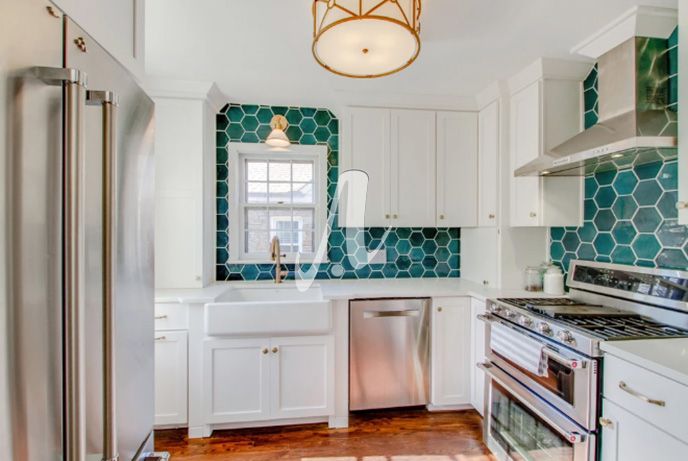 Gạch mosaic ốp bếp