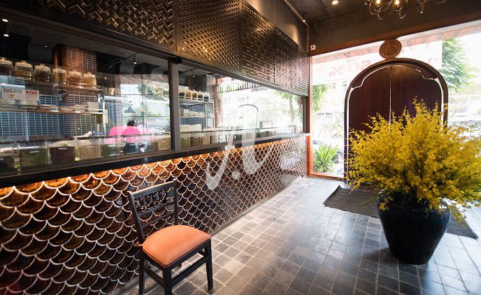 Gạch trang trí nhà hàng