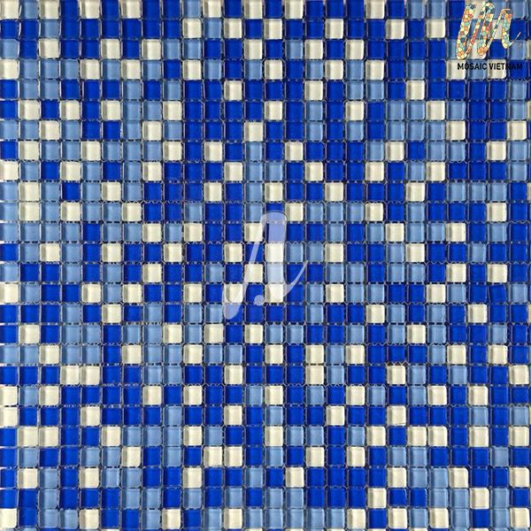 Gạch ốp bể bơi mosaic thủy tinh