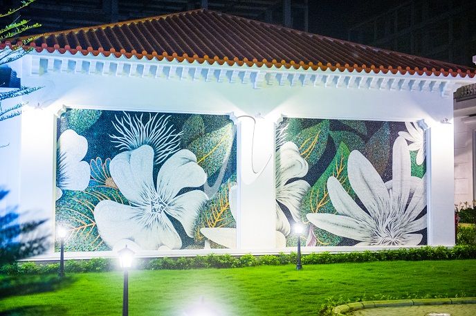 Trang trí ngoại thất bằng tranh mosaic Trang trí ngoại thất bằng tranh mosaic