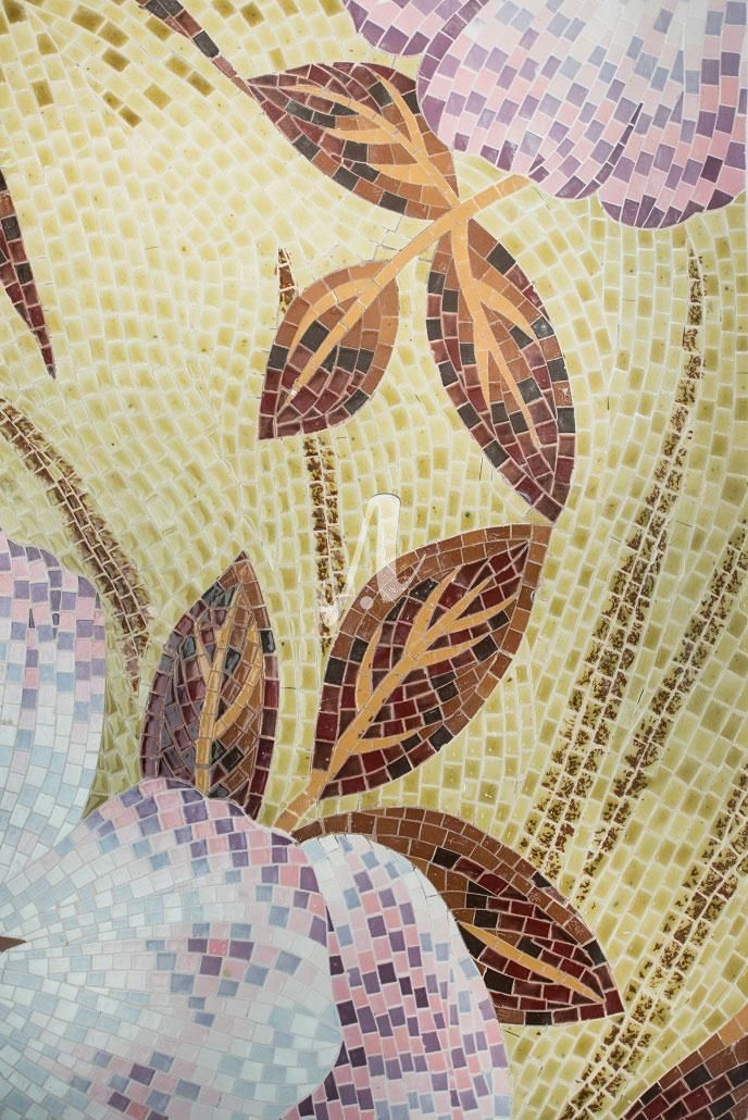 Tranh gốm mosaic Lavender