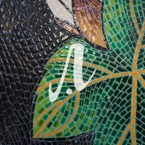 Tranh hoa đại trắng