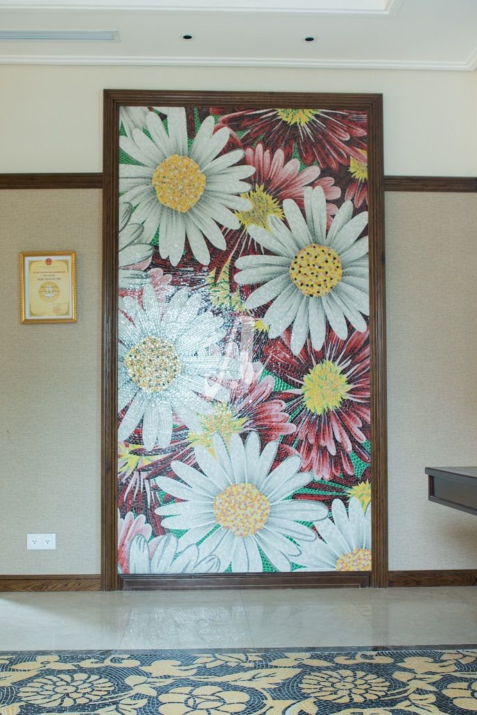 Tranh mosaic trang trí tường Tranh mosaic trang trí tường
