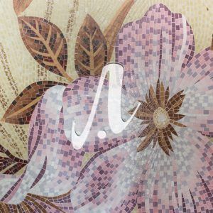 Tranh mosaic gốm Lavender