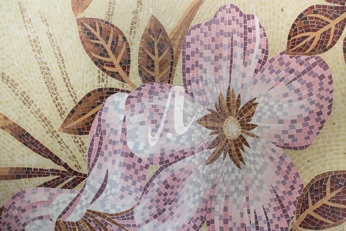 Tranh mosaic gốm Lavender Tranh mosaic gốm Lavender