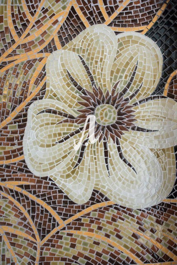 Tranh mosaic gốm Mùa thu vàng