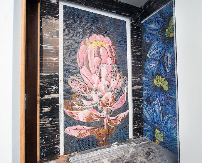 Tranh mosaic gốm trang trí Tranh mosaic gốm trang trí