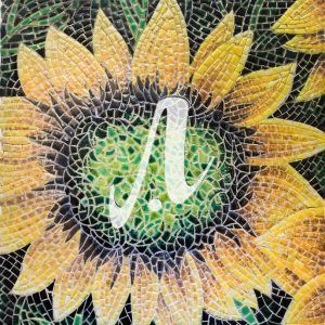 Tranh mosaic Hoa hướng dương