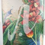 Tranh mosaic Hoa sen đỏ