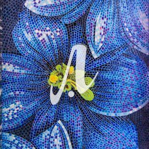 Tranh mosaic Hoa thanh tú