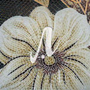 Tranh mosaic Mùa thu vàng