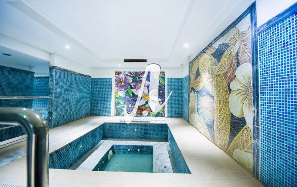 Tranh mosaic gốm trang trí hồ bơi đẹp