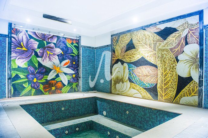 Tranh mosaic gốm trang trí đẹp Tranh mosaic gốm trang trí đẹp