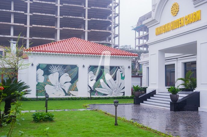 Tranh mosaic trang trí ngoại thất