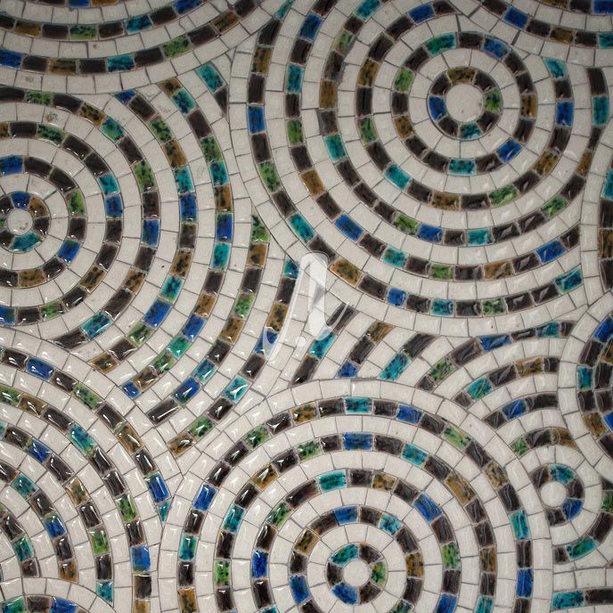 Tranh gốm mosaic Vòng xoáy thời gian Tranh gốm mosaic Vòng xoáy thời gian