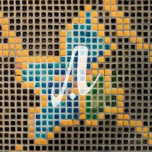 Tranh module mosaic Hoa dây xanh