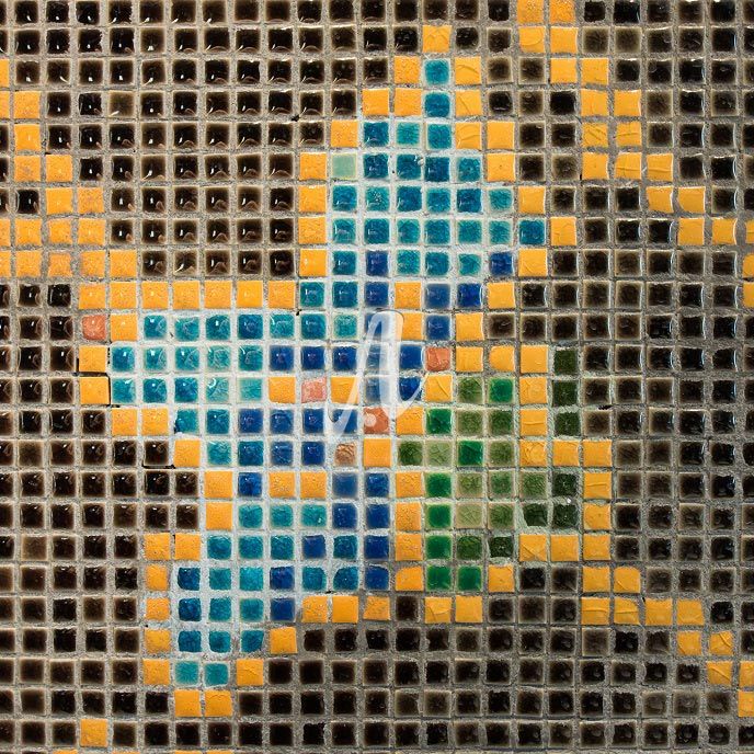 Tranh module mosaic Hoa dây xanh