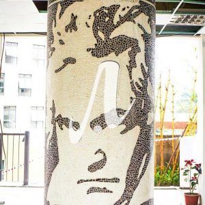 Tranh mosaic chân dung Beethoven