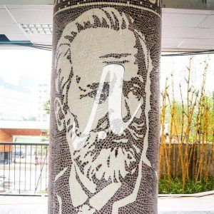 Tranh mosaic chân dung