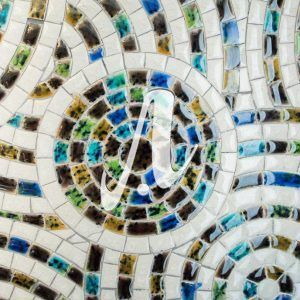 Tranh mosaic gốm Vòng xoáy thời gian