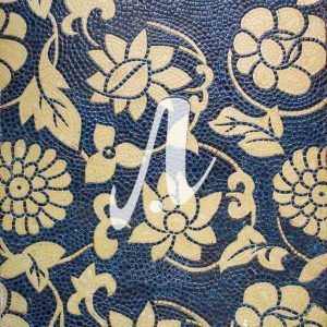 Tranh mosaic Hoa dây vàng