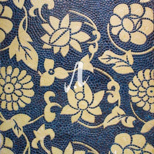 Tranh mosaic Hoa dây vàng