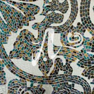 Tranh mosaic module Cúc đại đóa