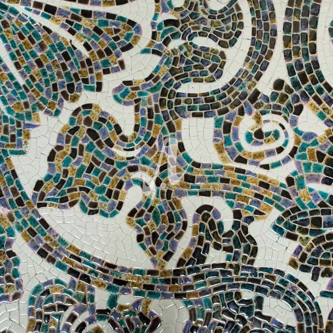 Tranh mosaic module Cúc đại đóa