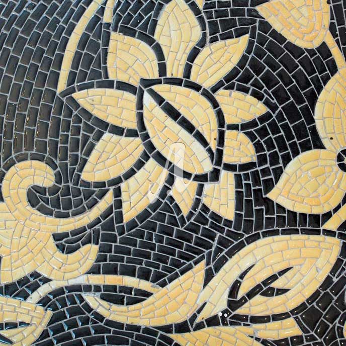 Tranh mosaic module Hoa dây vàng Tranh mosaic module Hoa dây vàng