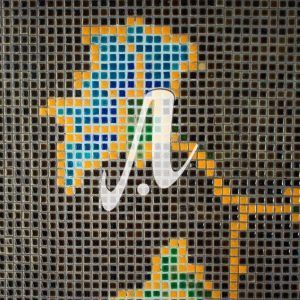 Tranh mosaic module Hoa dây xanh