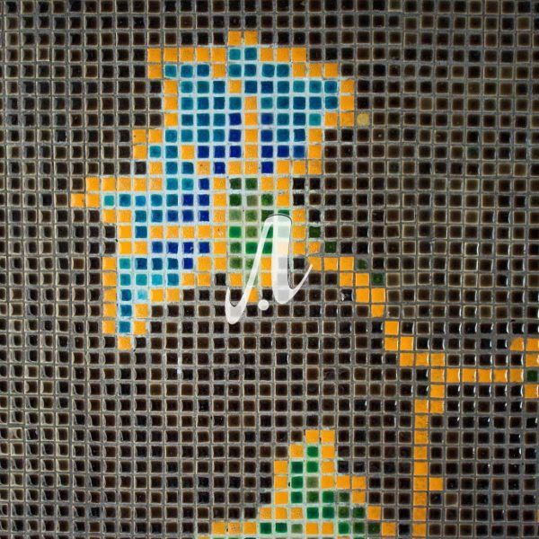 Tranh mosaic module Hoa dây xanh
