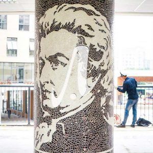 Tranh mosaic chân dung Mozart