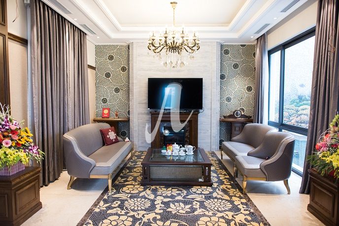 Tranh mosaic ốp tường phòng khách đẹp