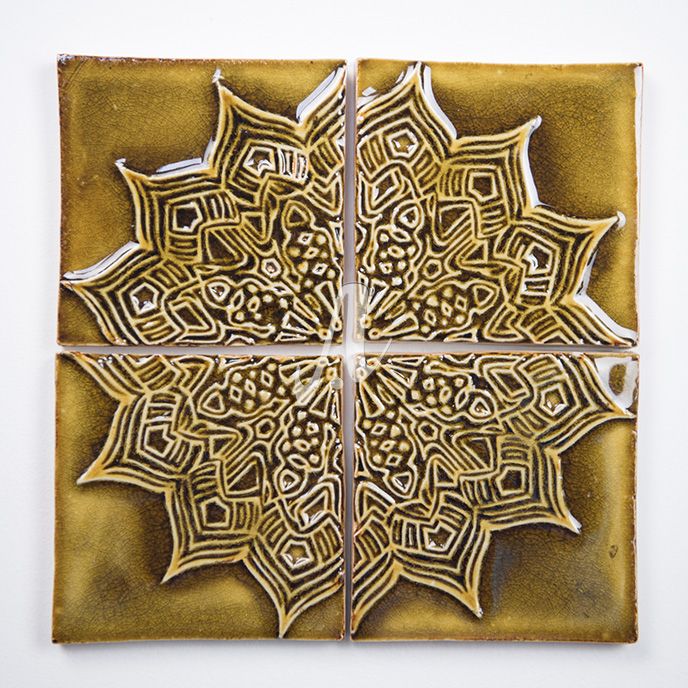 Gạch mosaic hoa văn