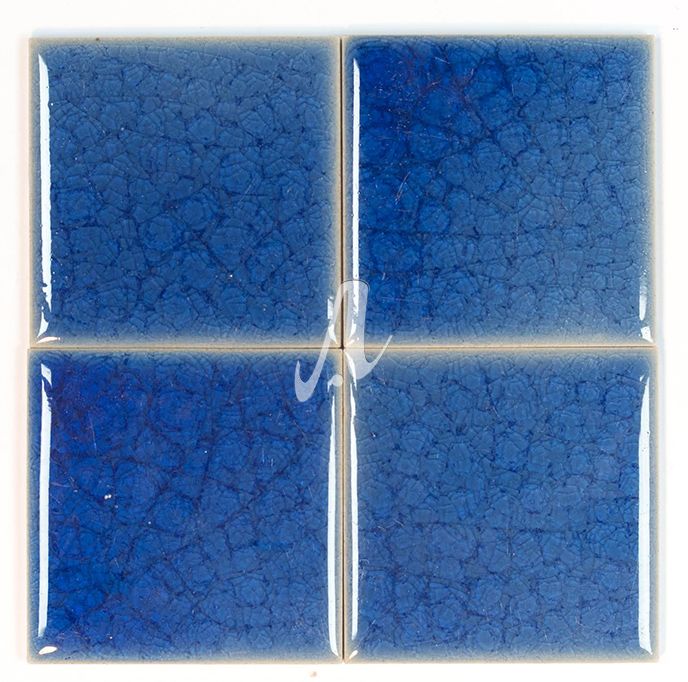 Gạch mosaic vuông 10x10 xanh coban
