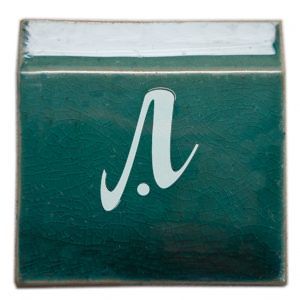 1 viên gạch vuông 3D 10x10 xanh lục bảo