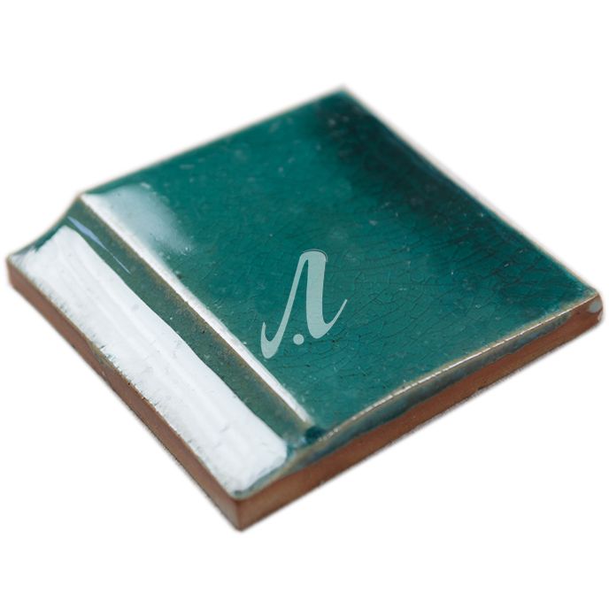 1 viên gạch vuông 3D 10x10 xanh lục bảo góc nghiêng 1 viên gạch vuông 3D 10x10 xanh lục bảo góc nghiêng