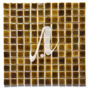 Gạch mosaic vuông hổ phách 2.3x2.3