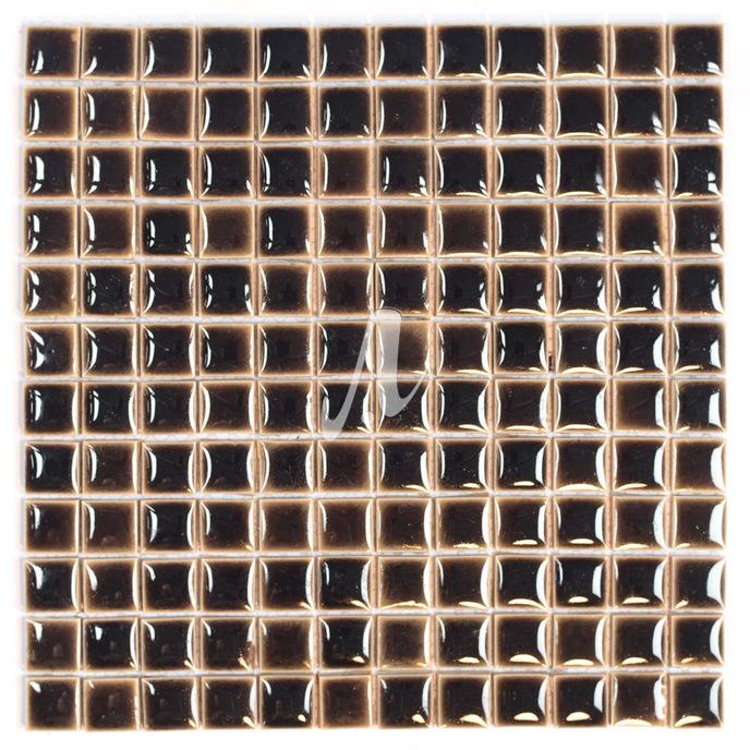 Gạch mosaic vuông nâu đậm 2.3x2.3 Gạch mosaic vuông nâu đậm 2.3x2.3