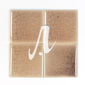 Gạch mosaic vuông nâu nhạt 10x10