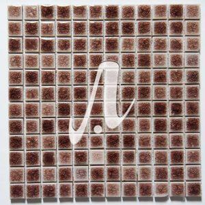 Gạch mosaic vuông nâu nhạt 2.3x2.3
