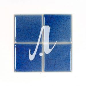 Gạch mosaic vuông xanh coban 10x10