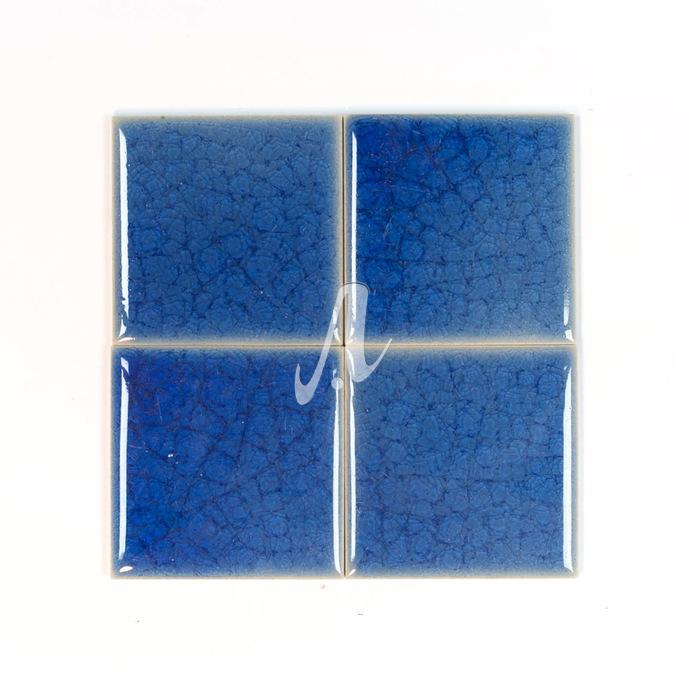 Gạch mosaic vuông xanh coban 10x10 Gạch mosaic vuông xanh coban 10x10