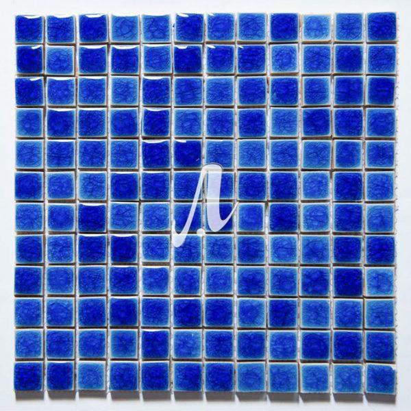 Gạch mosaic vuông xanh coban 2.3x2.3