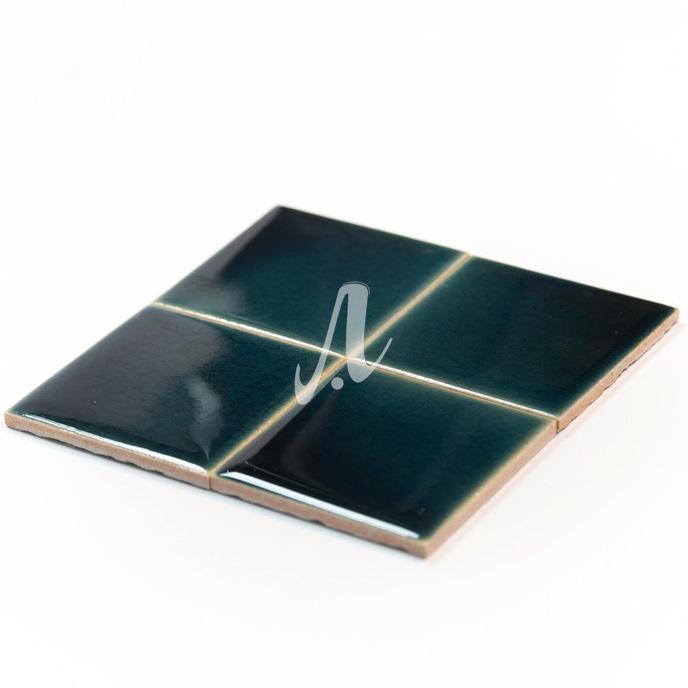 Gạch mosaic bể bơi xanh đậm hải 10x10