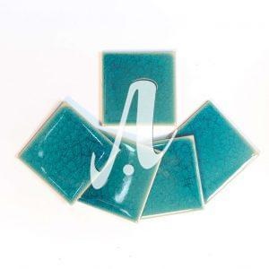 Gạch mosaic vuông xanh dương đậm 10x10