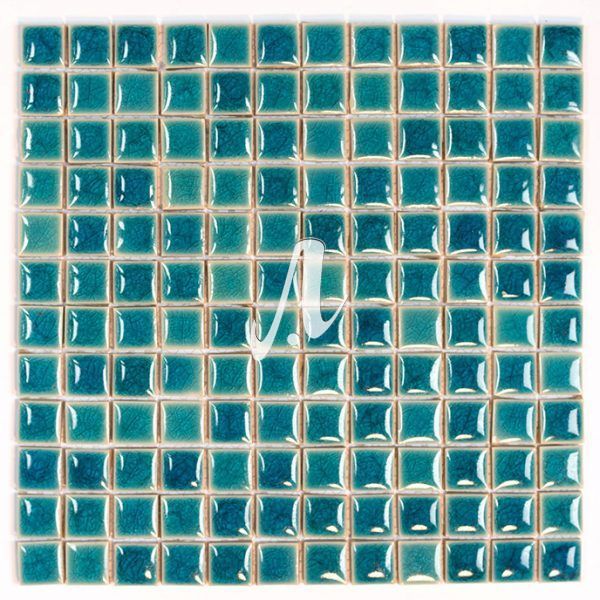 Gạch mosaic bể bơi xanh dương nhạt 2.3x2.3