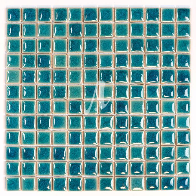Gạch mosaic bể bơi xanh dương nhạt 2.3x2.3